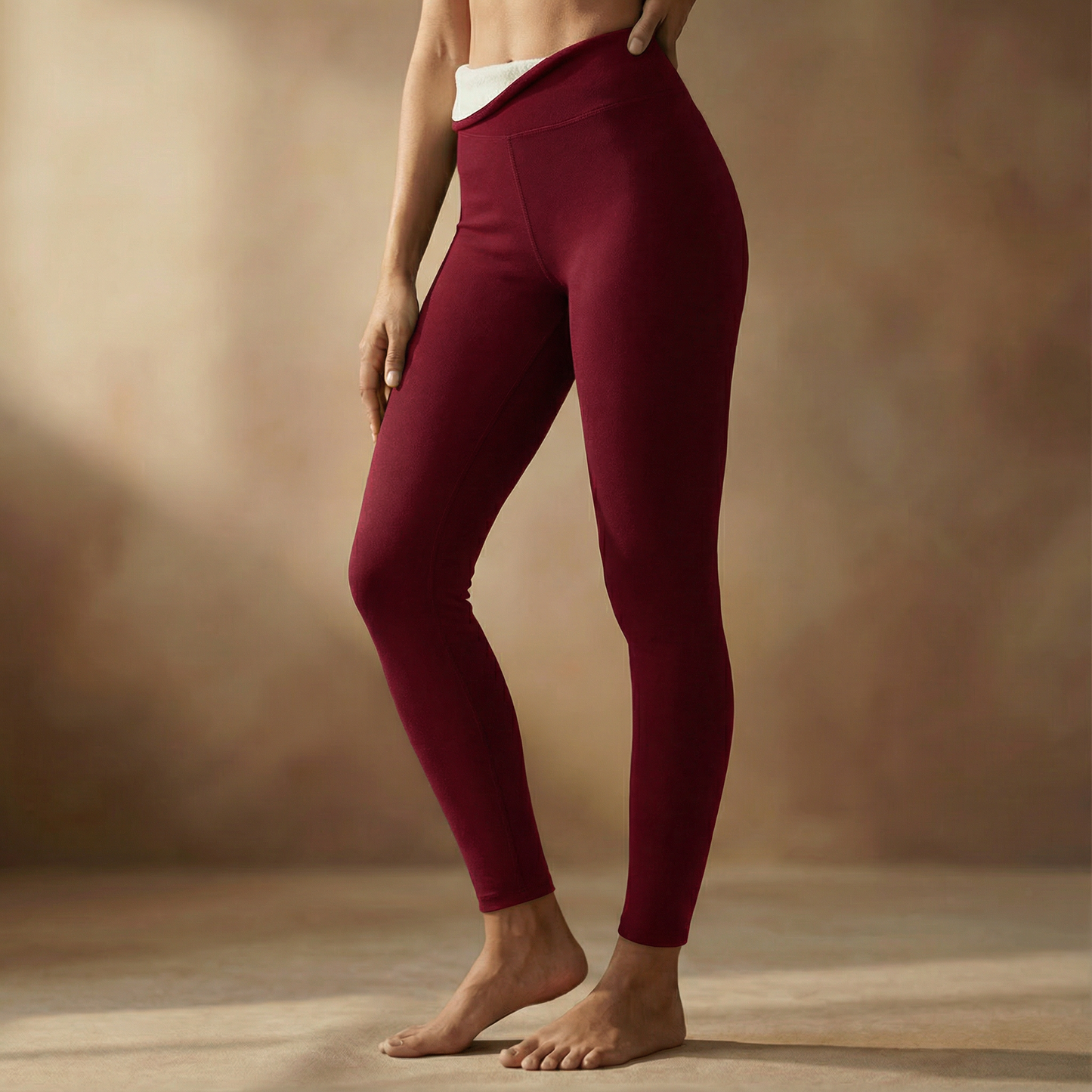 CozyLeggins z futerkiem Sherpa