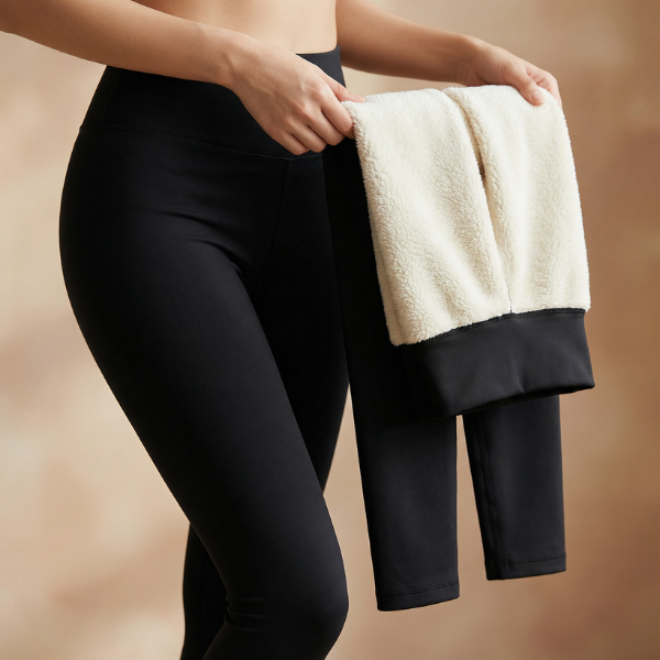 CozyLeggins z futerkiem Sherpa