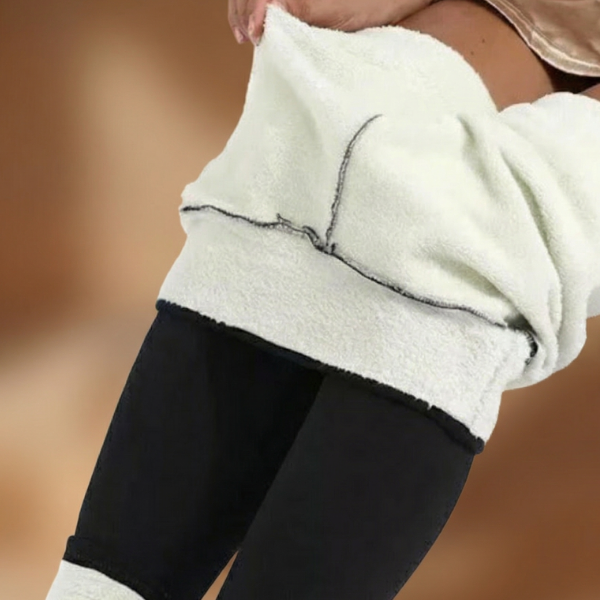 CozyLeggins z futerkiem Sherpa