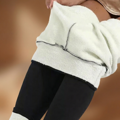 CozyLeggins z futerkiem Sherpa
